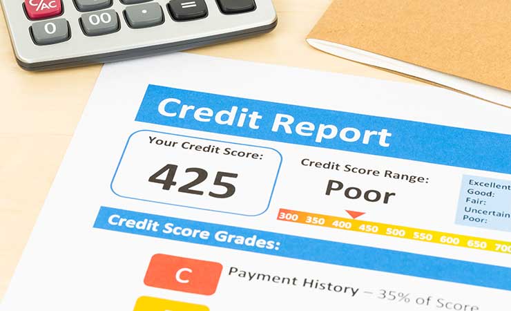 Credit report for insurance